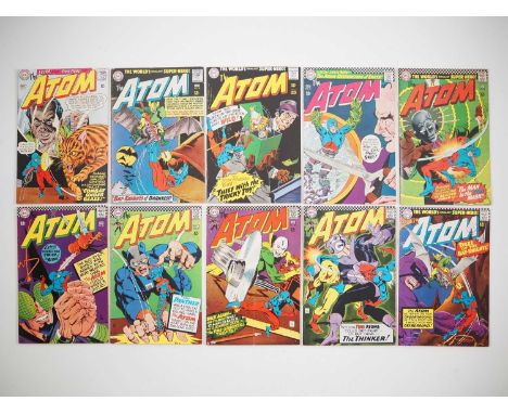 ATOM #21, 22, 23, 24, 25, 26, 27, 28, 29, 30 (10 in Lot) - (1965/1967 - DC) - Includes the first solo appearance of the Golde