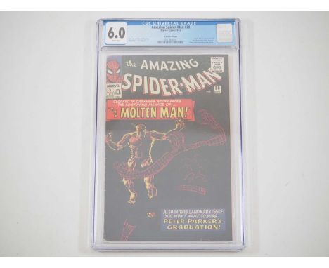 AMAZING SPIDER-MAN #28 (1965 - MARVEL - UK Price Variant) - GRADED 6.0 (FN) by CGC - Includes the first appearance and origin