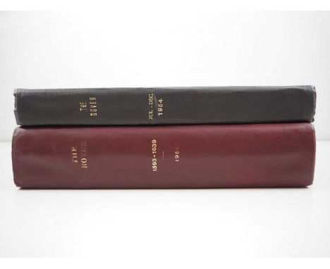 ROVER 1950'S BOUND VOLUMES (2 in Lot) - Includes THE ROVER JUL - DEC 1954 Bound Volume + THE ROVER #1593-1639 1956 Bound Volu