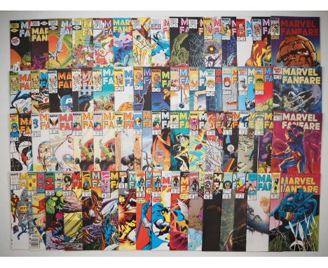 MARVEL FANFARE #1 to 60 (60 in Lot) - (1982/1991 - MARVEL) - Full complete run of the series and includes the first meeting o