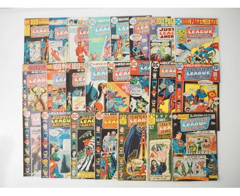 JUSTICE LEAGUE OF AMERICA #76, 85, 96, 100, 101, 103-112, 114, 115, 117, 118, 120, 121, 126 + 100 PAGE SUPER SPECTACULAR #DC-