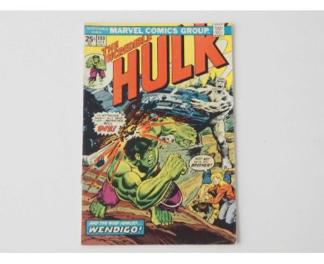 INCREDIBLE HULK #180 (1974 - MARVEL) - First appearance of Wolverine (cameo - last page) and second appearance of Wendigo - L