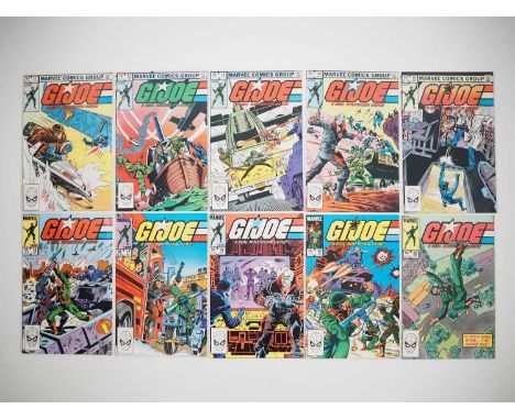 G.I. JOE: A REAL AMERICAN HERO #11, 12, 13, 14, 15, 16, 17, 18, 19, 20 (10 in Lot) - (1983/1984 - MARVEL) - Includes the firs