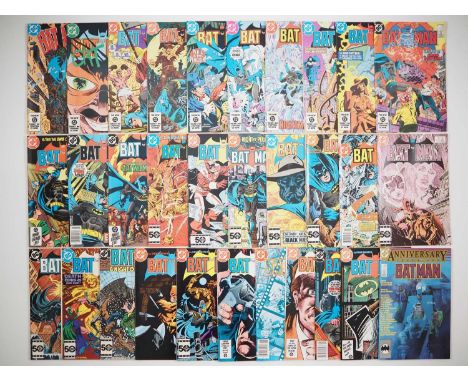 BATMAN #370 to 400 (31 in Lot) - (1984/1986 - DC) - Includes the first appearance of Black Mask + 400th Anniversary issue - F