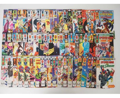 MARVEL TEAM-UP #101 to 150 + ANNUALS #1 to 7 (59 in Lot - 2 copies of #121 and #124) - (1981/1985 - MARVEL) - Unbroken run of