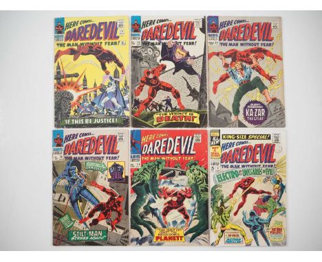 DAREDEVIL #14, 20, 24, 26, 28 + KING-SIZE SPECIAL #1 (6 in Lot) - (1966/1967 - MARVEL - US &amp; UK Price Variant) - Includes