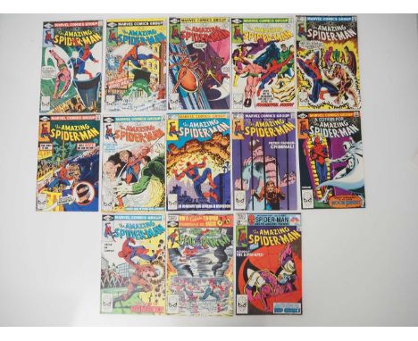 AMAZING SPIDER-MAN #211, 212, 213, 214, 215, 216, 217, 218, 219, 220, 221, 222, 223 (13 in Lot) - (1980/1981 - MARVEL - US &a