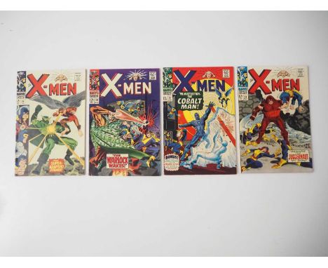X-MEN #29, 30, 31, 32 (4 in Lot) - (1967 - MARVEL - US &amp; UK Price Variant) - Includes the first appearance of Cobalt Man 