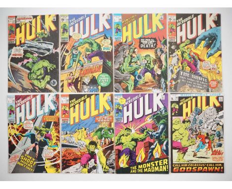 INCREDIBLE HULK #137, 138, 139, 140, 142, 143, 144, 145 (8 in Lot) - (1971 - MARVEL - UK Price Variant &amp; UK Cover Price) 