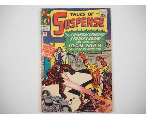 TALES OF SUSPENSE #52 (1964 - MARVEL - UK Price Variant) - KEY BOOK - The first appearance of the Black Widow + the death of 