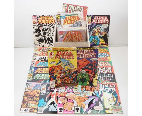 ALPHA FLIGHT #1 to 130 + ANNUALS  #1 &amp; 2 + ALPHA FLIGHT SPECIAL (1992) - (133 in Lot) - (1983/1994 - MARVEL) - Complete u