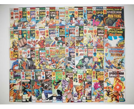 MARVEL TEAM-UP #56 to 64, 67 to 100 (43 in Lot) - (1977/1980 - MARVEL - US &amp; UK Price Variant) - Includes the first appea