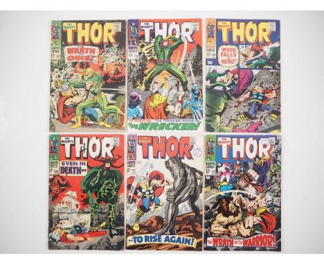 THOR #147, 148, 149, 150, 151, 152 (6 in Lot) - (1967/1968 - MARVEL) - Includes the first appearance of the Wrecker, the orig