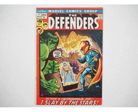 DEFENDERS #1 (1972 - MARVEL) The first solo title featuring The Defenders + first appearance of Necrodamus - Sal Buscema cove