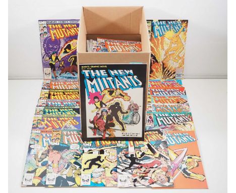 NEW MUTANTS LOT (108 in Lot) - Includes MARVEL GRAPHIC NOVEL #4: THE NEW MUTANTS (First Print) + NEW MUTANTS #1 to 86, 88 to 