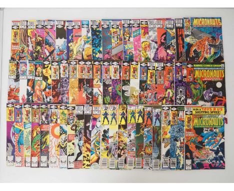 MICRONAUTS #1 to 59 + ANNUALS #1 &amp; 2(x2) (62 in Lot) - (1979/1984 - MARVEL) - Full complete run from #1 to 59 - Includes 