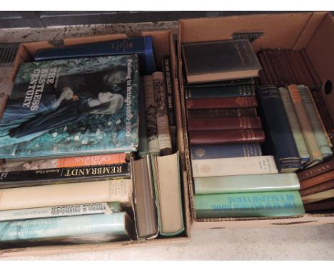 A box of vintage volumes Art interest