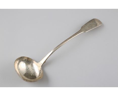 Scottish William IV silver soup ladle, Assay marked Edinburgh 1831, A.W. 6ozs 