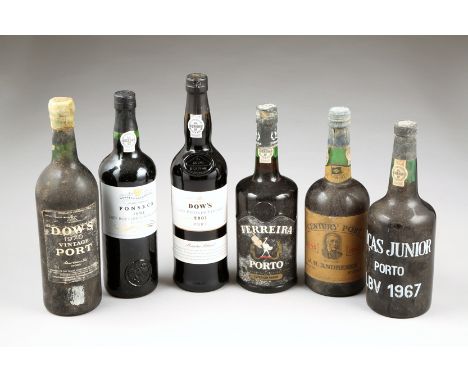 Six bottles of assorted Port including: one 75cl bottle Fonseca 1994 late bottled Vintage Port bottled in 1999 20% volume, on