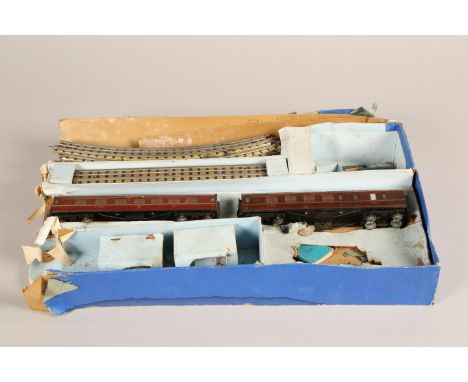 A collection of 00 Gauge Model railway including boxed Hornby Dublo Locomotive and tender assorted boxed Dublo wagons and oth