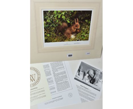DAVID SHEPHERD (BRITISH 1931-2017) FOUR SIGNED LIMITED EDITION PRINT, comprising 'Nuts' depicting a Red Squirrel 877/1500, pr