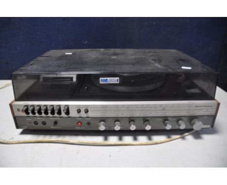 A PANASONIC SG-1070L TURNTABLE with cassette recorder and FM tuner (UNTESTED)