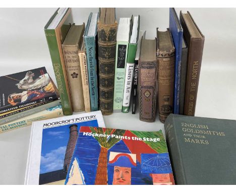 ASSORTED MUSIC INTEREST AND ART REFERENCE BOOKS including Boulton Harold (Ed. Songs of the North), a Victorian scrap album of