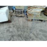 Metal Hayrack and Plastic Feeders