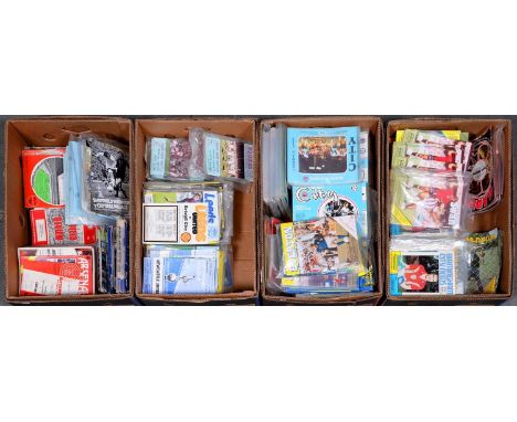 Football Programmes. Four boxes of 1970s and later programmes, including Manchester United, Liverpool, Arsenal (one 1964-65 s