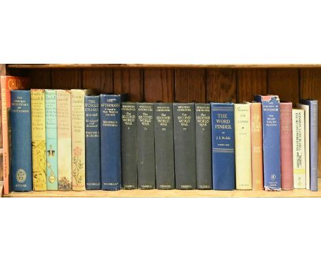 Books - twenty-one, including Churchill (Winston S.): The Second World War, five-volume set, first edition, London: Cassell &