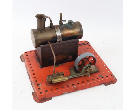 A Mamod steam engine, model SE2, circa 1963 
