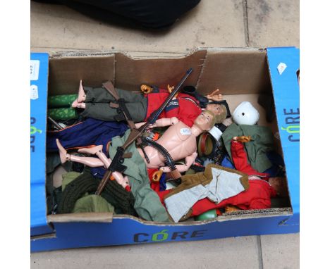 Vintage Action Man figures and accessories 