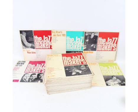 Various Vintage Jazz Makers vinyl LPs and records, various artists (boxful) 