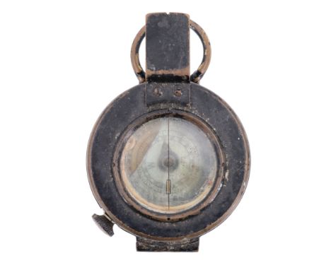 A 1941 British army Mk III prismatic marching compass