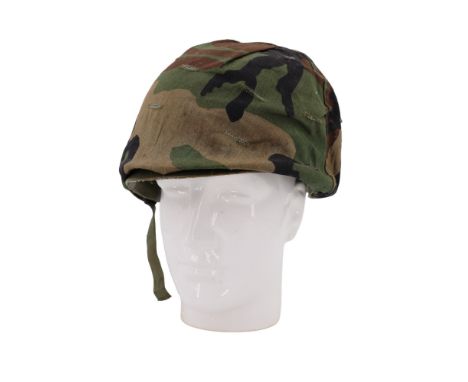 A post-War US Army M1C paratroop helmet