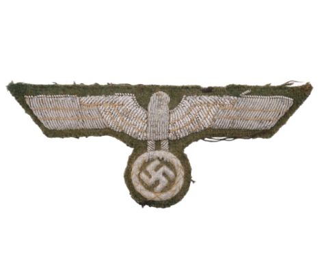 A German Third Reich army officer's tunic national emblem
