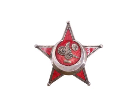 An Ottoman / Imperial German Harp Madalyasi or Gallipoi Star, being a German made example stamped BB&amp;Co
