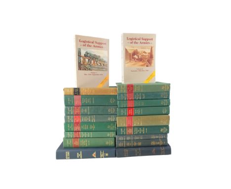 A large quantity of "United States Army In World War II" publications together with two publications from the "Armour-Cavalry