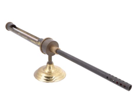 A vintage marine thermometer, the instrument alcohol-filled and graduated in degrees Fahrenheit covering the range 30-110 deg