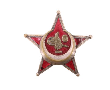 An Ottoman / Imperial German Harp Madalyasi or Gallipoi Star, being a German made example stamped BB&amp;Co