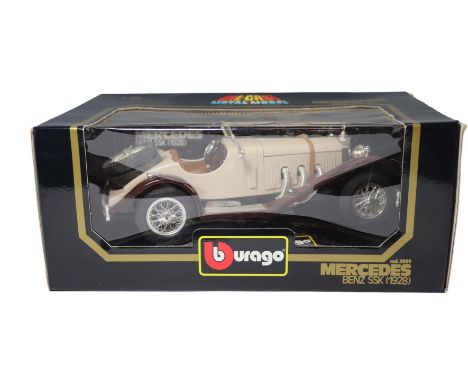 A Burago 1/18 scale diecast Mercedes Benz SSK 1928