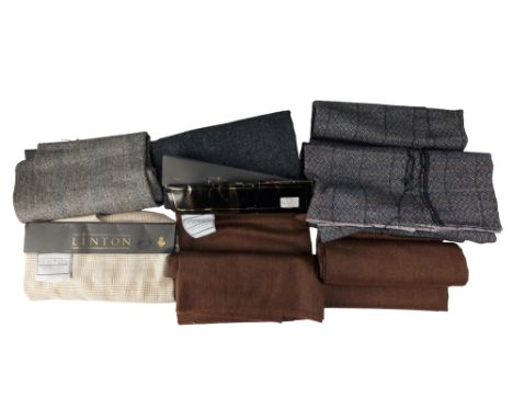 A quantity of vintage Linton Tweeds skirt and trouser lengths