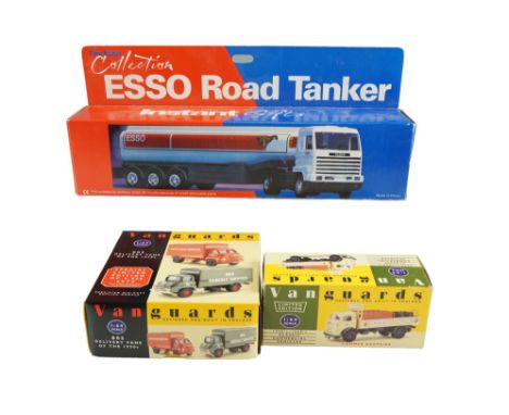 A large-scale diecast The Esso Collection Road Tanker together with a limited edition Vanguards British Road Services 1950s v