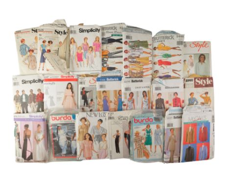 A quantity of vintage sewing patterns for dresses, suits, etc 