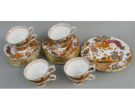 A collection of Royal Crown Derby 'Olde Avesbury' pattern ware, to include eight cups, eight saucers and eight 6½" plates, to