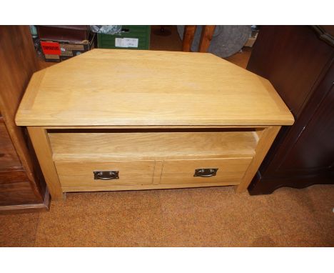 Light oak media unit 