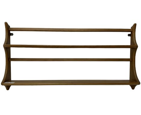 Ercol - small elm plate rackDimensions: Height:&nbsp;50cm&nbsp; Length/Width:&nbsp;97cm&nbsp;