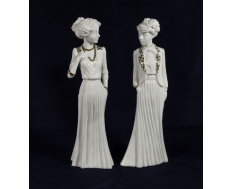 Two Spode figures by Pauline Shone 'Eleanor' and 'Virginia'