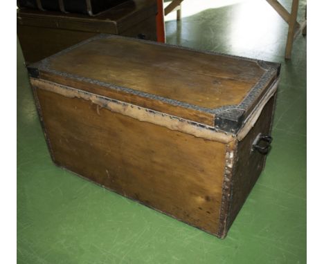 A pine trunk.