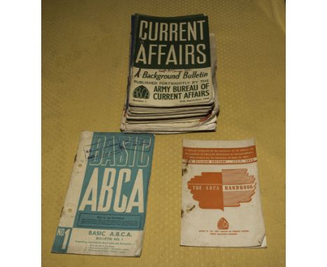 A collection of Army Bureau of Current Affairs